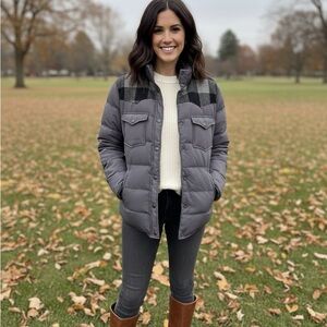 Penfield Rockford Black and Gray Puffer Jacket